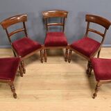 Set of 5 Mahogany Chairs, Victorian Period, England – Part 2