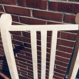 Vintage chairs and white marble design