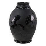 Large vase by Paul Heller and The Boom Glass “De Rupel”, Belgium 1930s