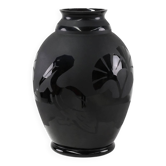 Grand vase de Paul Heller et The Boom Glass « De Rupel », Belgique, années 1930