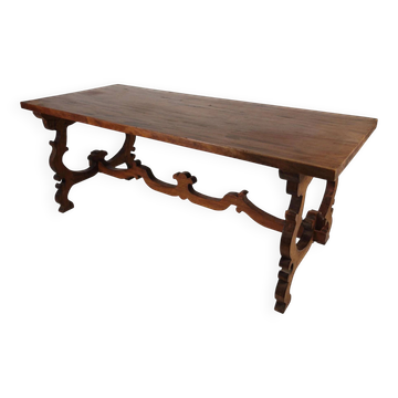 Spanish solid wood dining table – 20th century