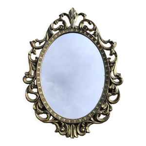 miroir ovale style baroque/18ème