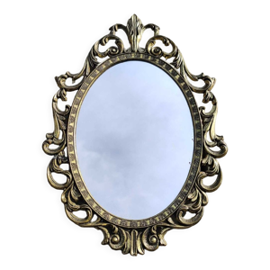 Miroir ovale style Baroque/18ème