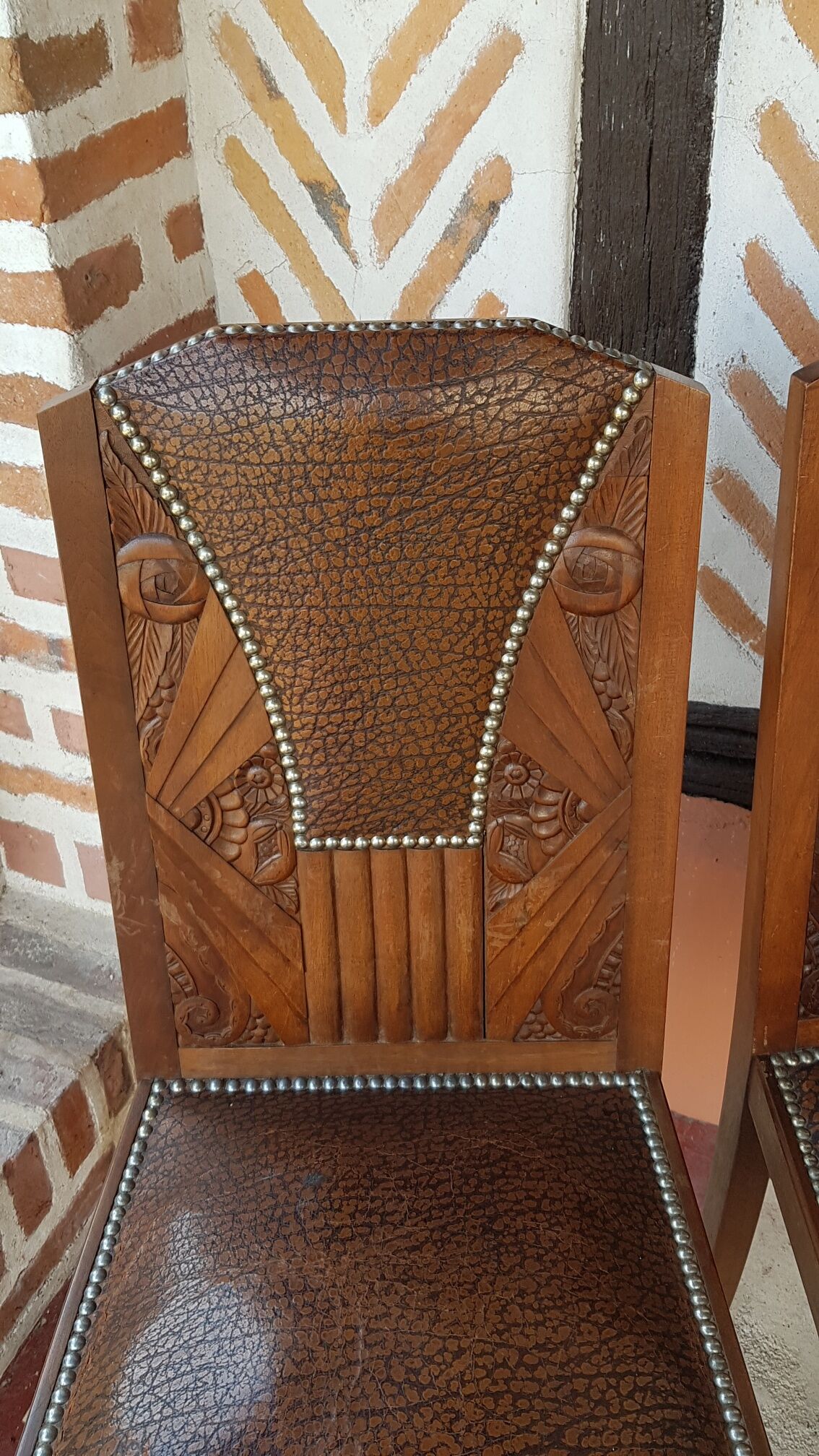 Pair of art deco chairs 1930