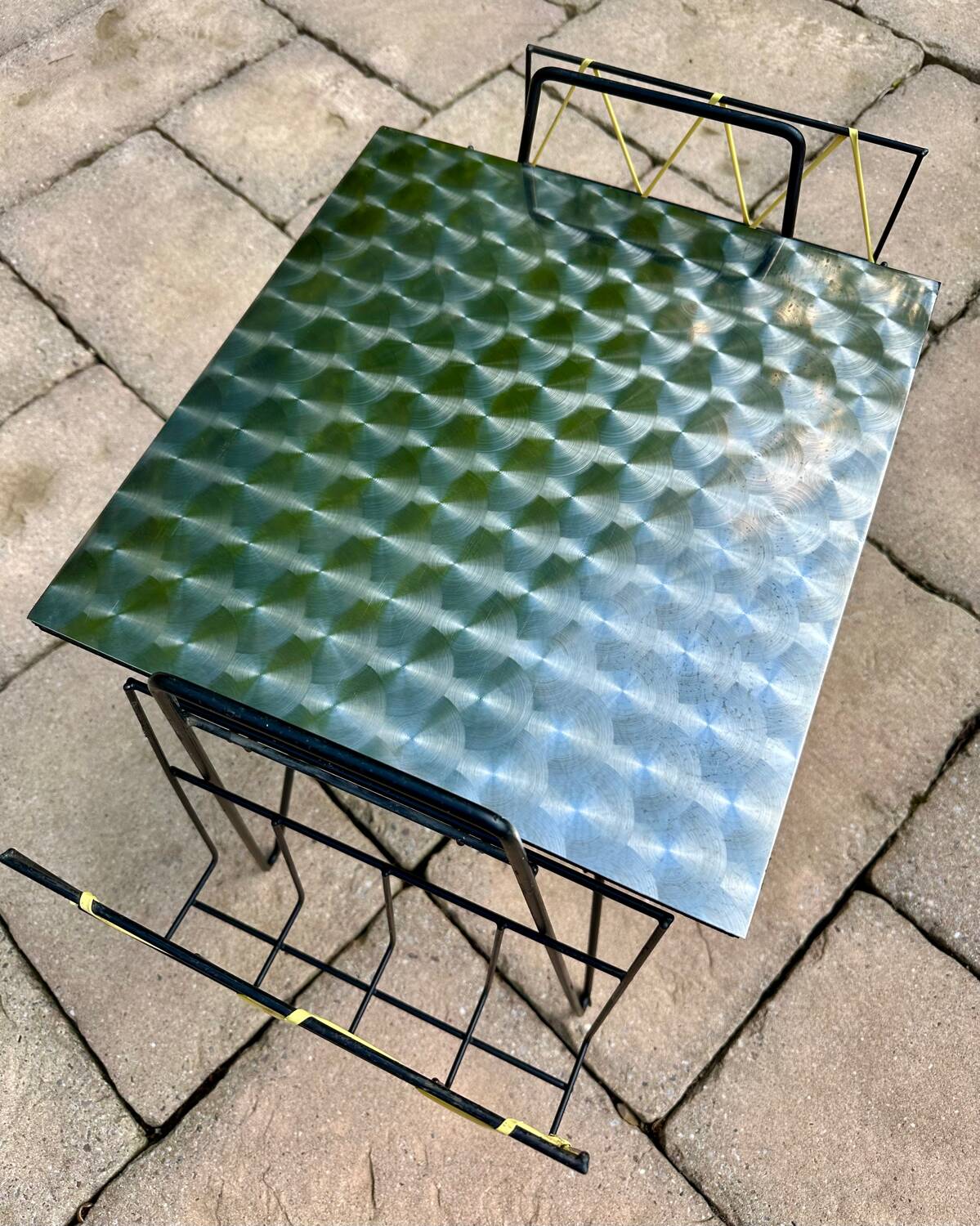 Vintage 1970s turntable door