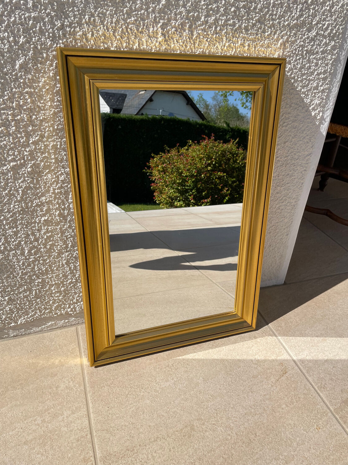 Antique gilded mirror