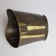 Cache-pot moderniste en cuivre, années 1950.