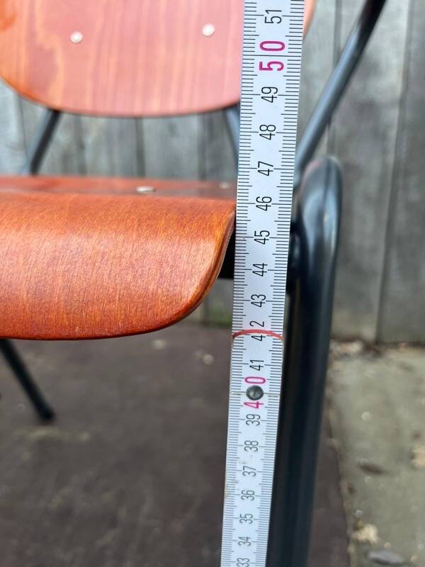 Vintage Kho Liang Ie industrial chair, Dutch design