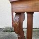 Empire restauration console with marble top in walnut from the 19th century