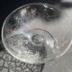 6 champagne glasses – Engraved crystal