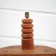 wooden lamp, vintage wooden lamp base, table lamp, living room lamp, bedside lamp