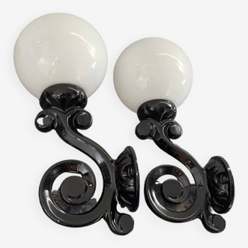 Pair of vintage wall lights