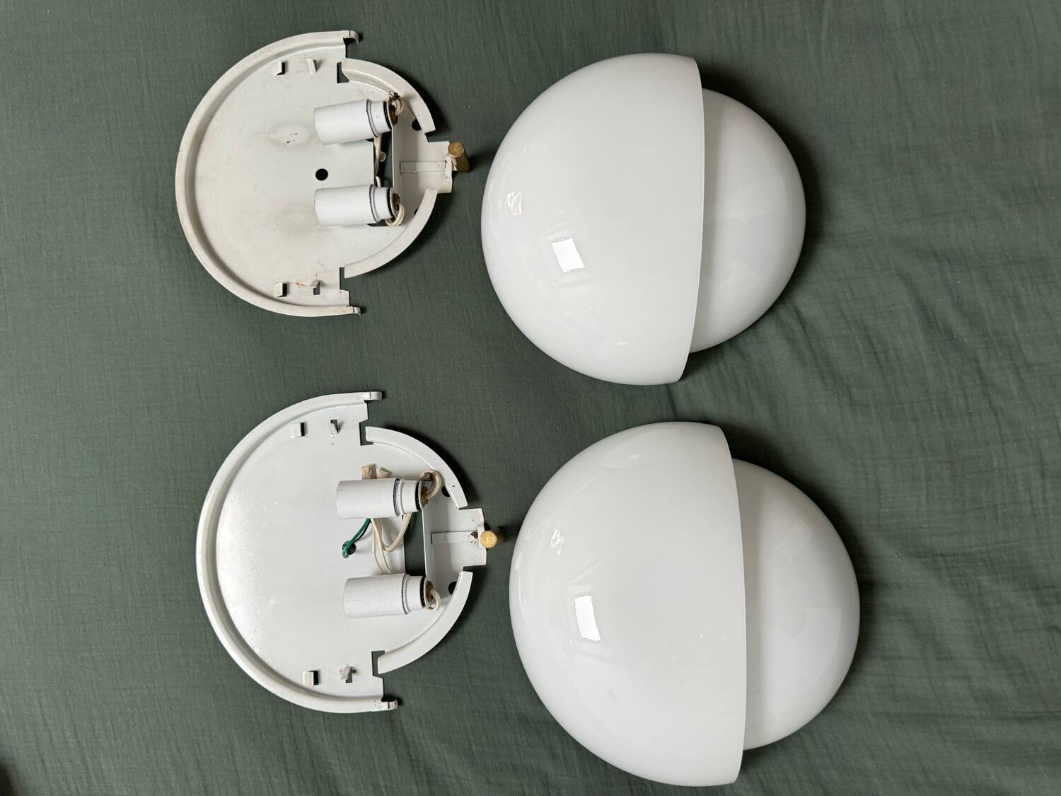 Applique vintage en verre de Murano de Vico Magistretti pour Artemide / Mania / Space Age