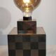 Cube lamp - checkered - Françoise Sée - Space Age Design - Vintage era - 60s / 70s