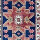 Handmade Turkish vintage carpet 102x190