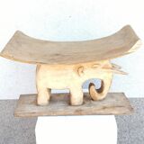 Tabouret ancien en bois, Art africain Ashanti du Ghana