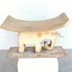 Antique wooden stool, Ashanti African Art from Ghana