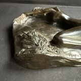 Patinated bronze sculpture – Valérie Fageot – 2007 Bimaris 2/7