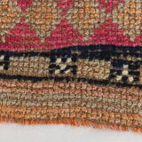 2x10 Pink Red Oriental Vintage Runner Rug