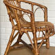 Rattan armchair for doll