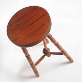 Wooden tripod stool