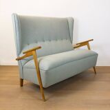 Mid-Century Spanish Two-Seater Sofa, 1950s