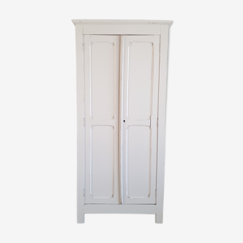 Armoire parisienne des années 50 gris perle