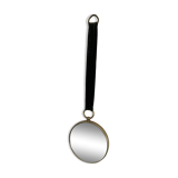 Vintage 1960s green witch's eye mirror - 20 x 67 cm