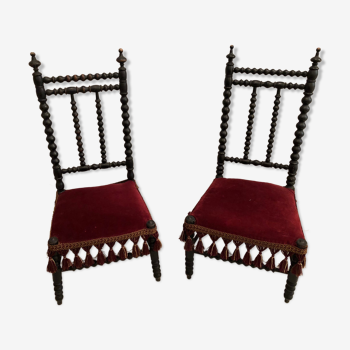 Pair of Napoléon III chairs