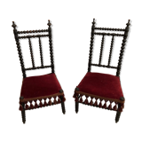 Paire de chaises Napoléon III