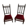 Pair of Napoléon III chairs