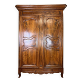 Armoire Lxv (xviiième Siècle) En Noyer Massif