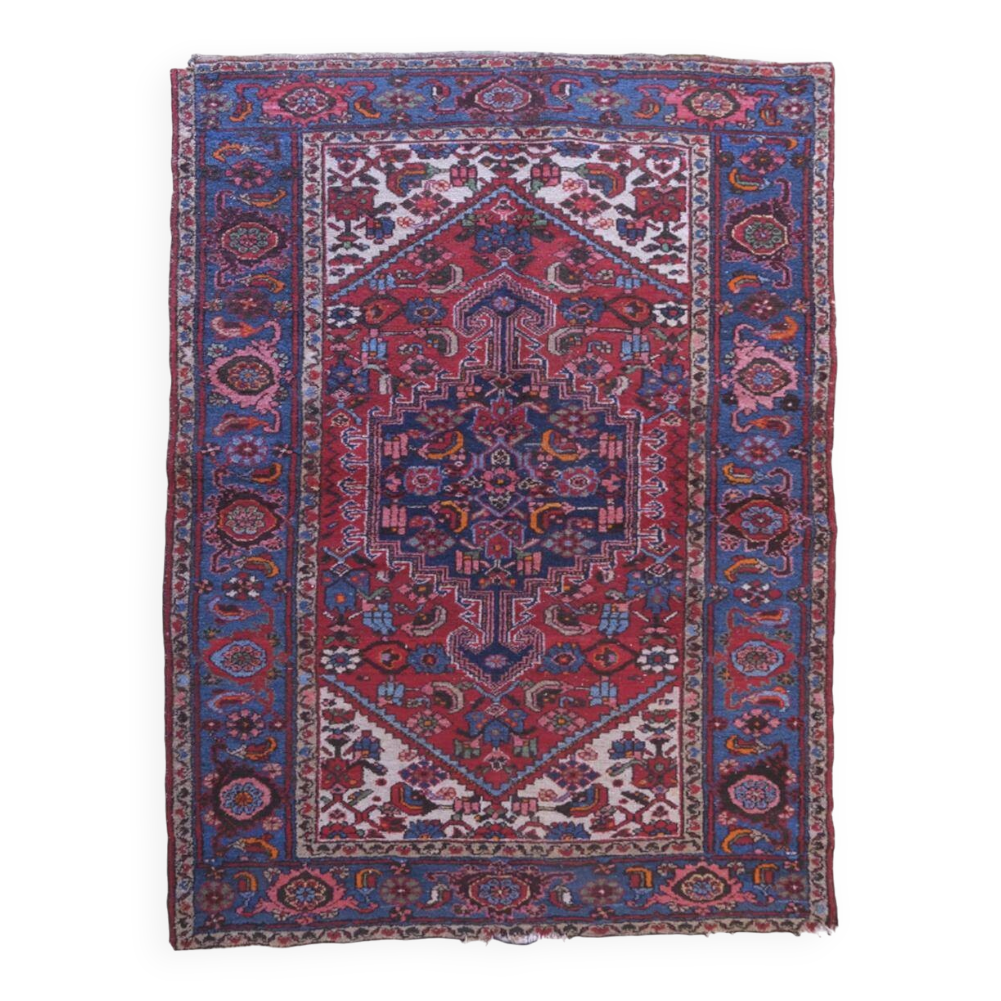 Vintage Persian rug - 203 x 135 cm