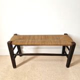 Mulched bench
