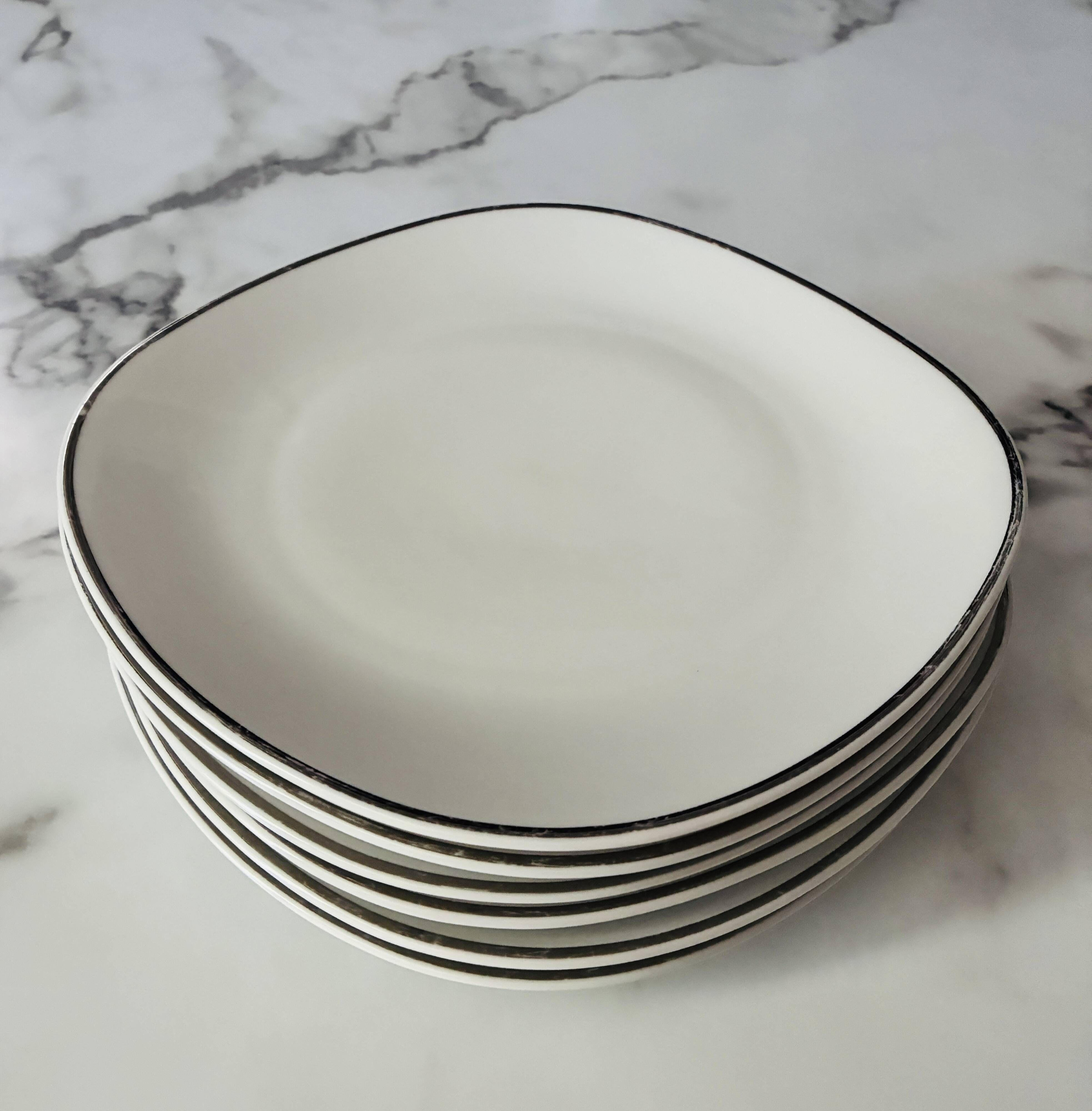 Assiettes plates porcelaine Schirnding  Bavaria