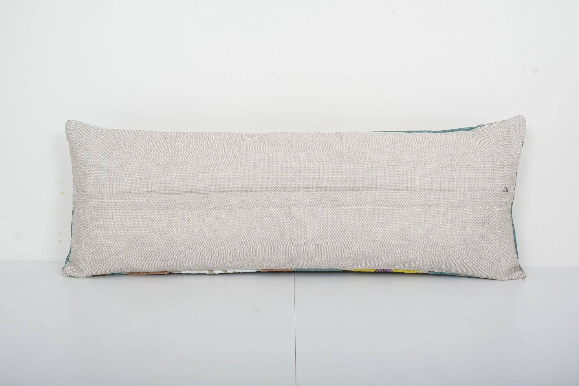 Vintage embroidered cushion cover 76x28 cm