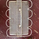 Perforated metal glass basket