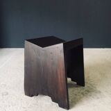 Modernist PJ-SI-68-A Sewing Stools by Pierre Jeanneret for Chandigarh, 1950s, India, Set of 2