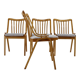 1960s beech dining chairs Czechoslovakia