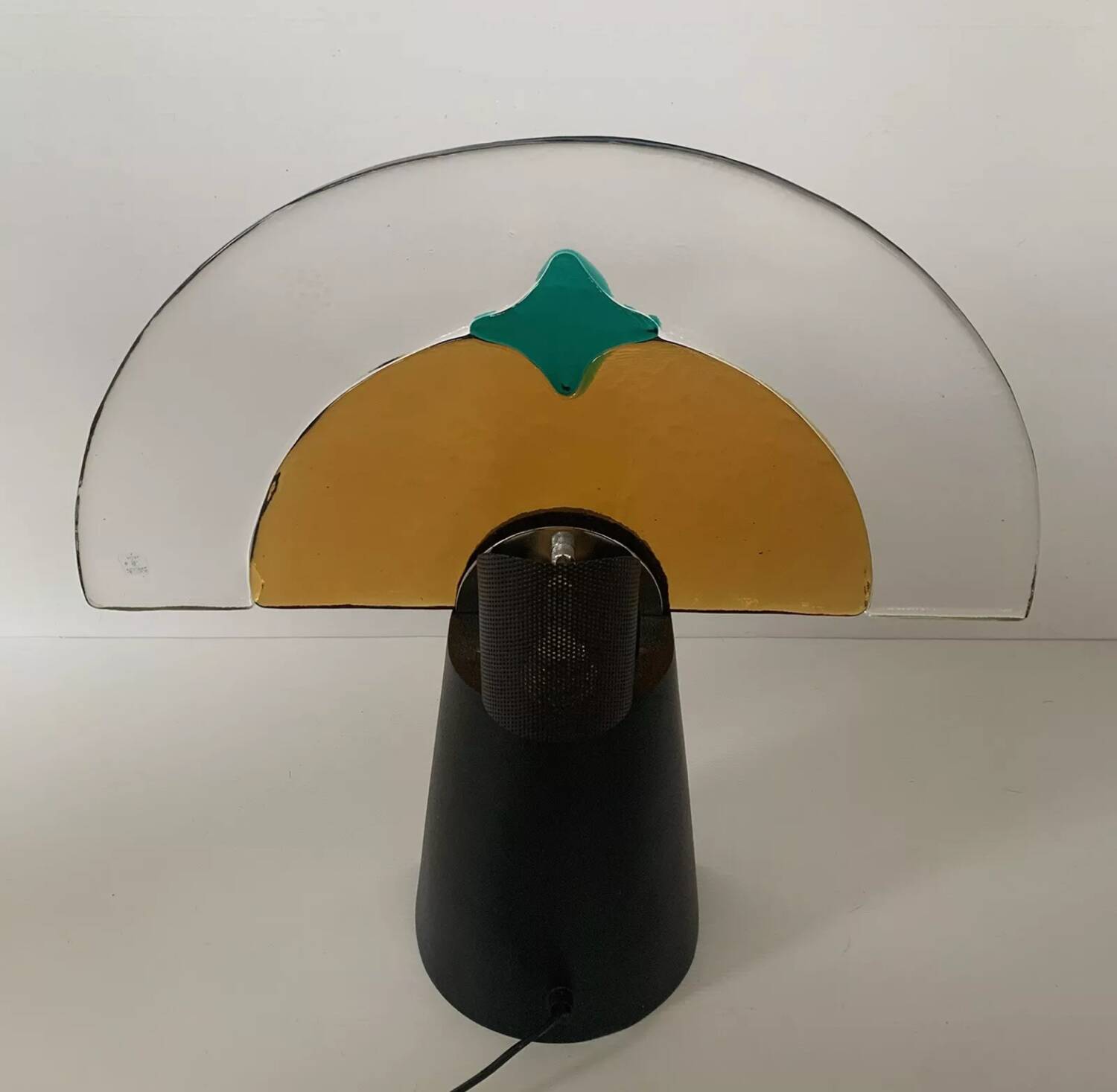 Murano glass lamp gambarro and poggi by vitri murano design 80 spectacu