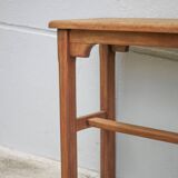 Vintage wooden console, wooden furniture, console table, interior decoration