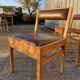 6 chaise bois et skaï