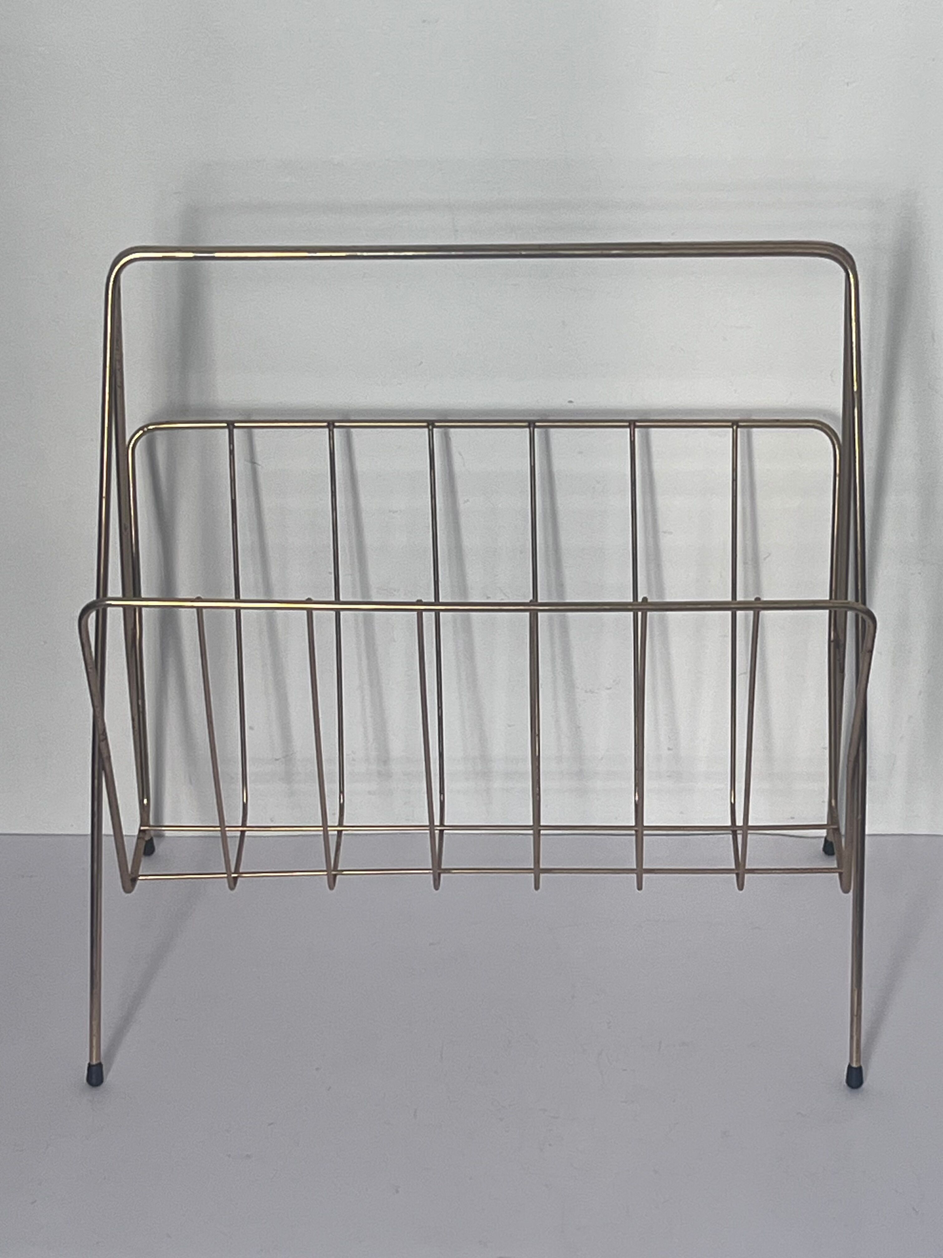 Wire magazine rack from the 1970s.