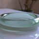 60's pocket tray Murano glass light green Italy