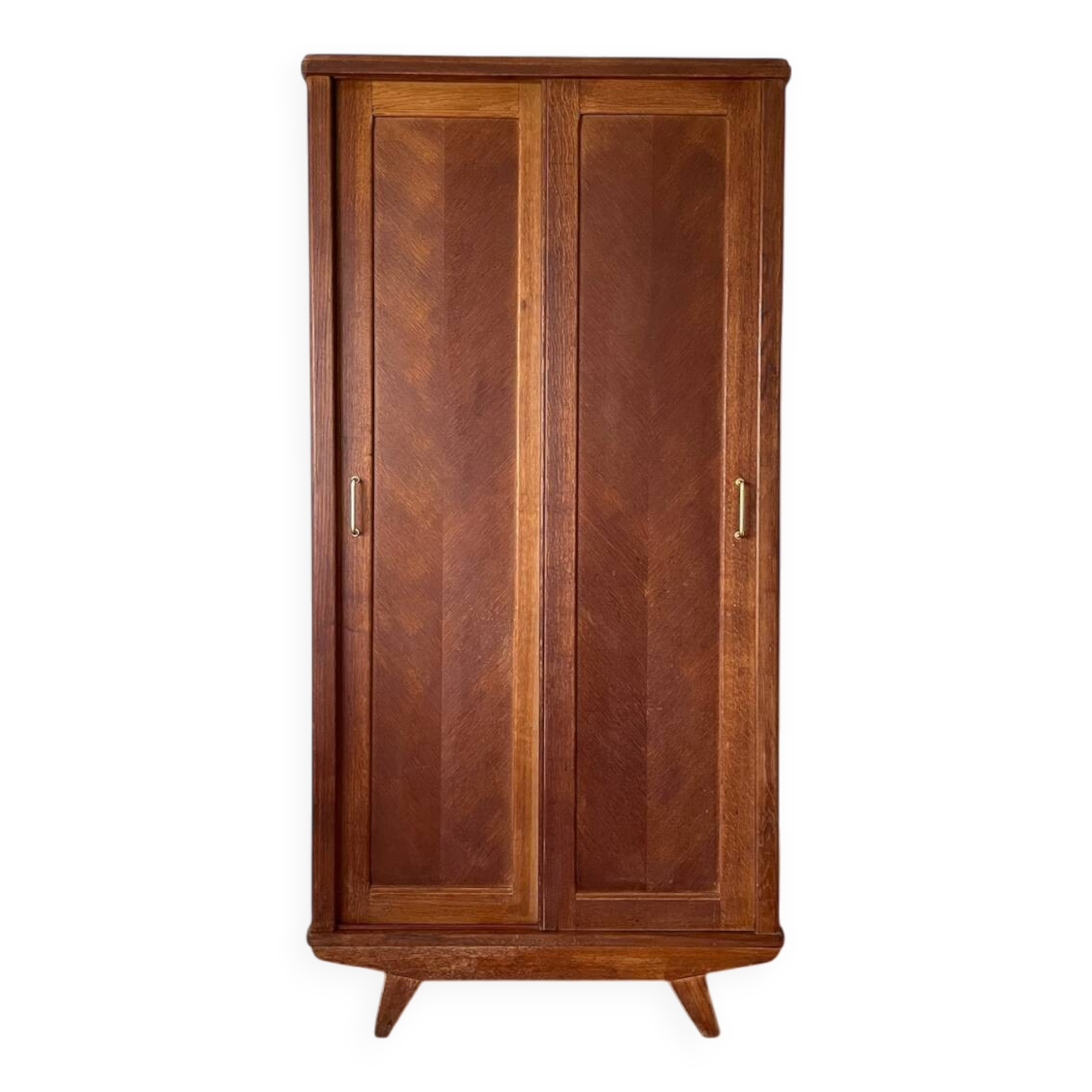Scandinavian wooden wardrobe