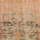 6x9 Vintage Orange & Blue Floral Pattern Turkish Vintage Rug, 180x275 Cm