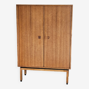 Wardrobe 1960 teak veneer brand MDK Scandinavian Danish