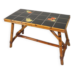 table basse en rotin