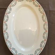 Plat de service ovale Terre de Fer