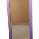 Burmese teak mirror with purple patina